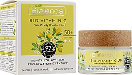 Rewitalizujący krem przeciwzmarszczkowy do twarzy 50+ z witaminą C - Bielenda Bio Vitamin C — Zdjęcie N2