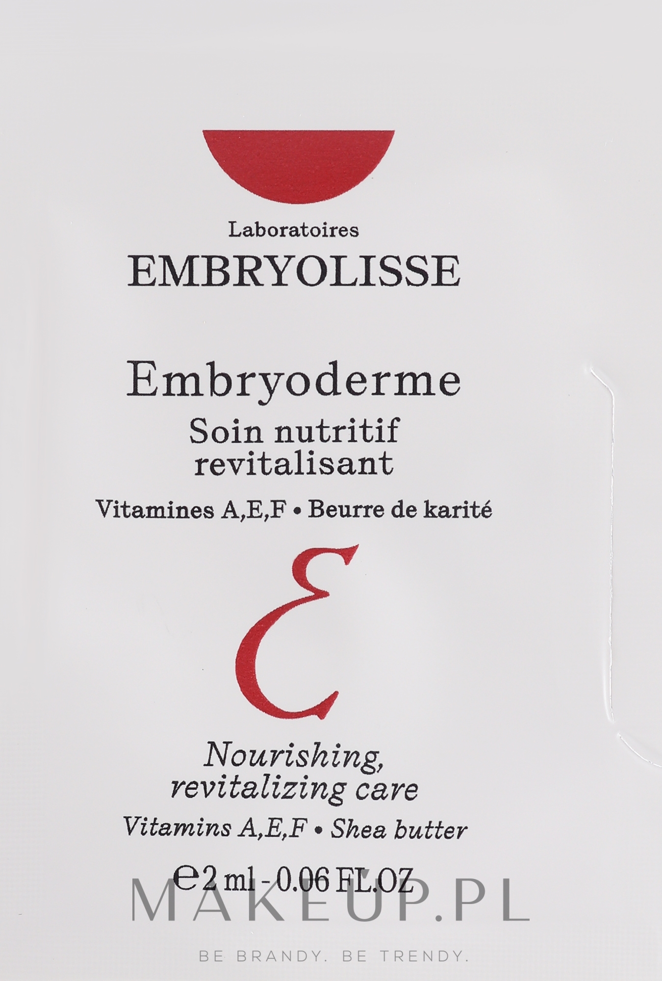 Krem do cery suchej i dojrzałej - Embryolisse Laboratoires Embryoderme (próbka) — Zdjęcie 2 ml