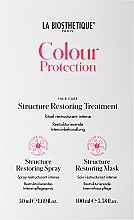 Zestaw - La Biosthetique Colour Protection Structure Restoring Treatment (mask/100ml + spray/50ml) — Zdjęcie N1