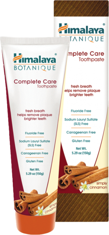 Pasta do zębów z cynamonem - Himalaya Herbals Botanique Complete Care Toothpaste Simply Cinnamon — Zdjęcie N1
