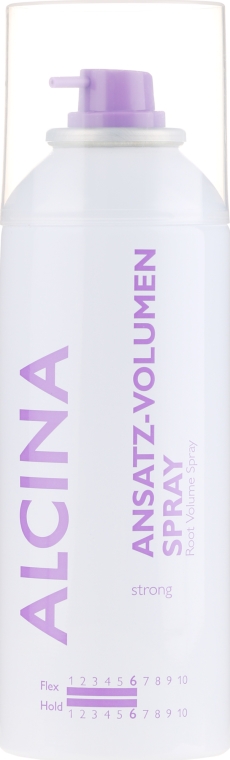 Mocny spray zwiększający objętość włosów u nasady - Alcina Strong Root Volume Spray — Zdjęcie N1