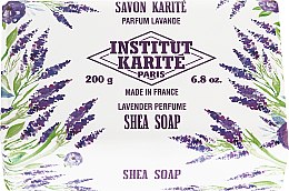 Kremowe mydło w kostce Lawenda - Institut Karité Lavande Shea Soap — Zdjęcie N3