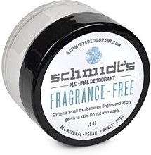 Kup Naturalny dezodorant - Schmidt's Deodorant Fragrance Free Deodorant