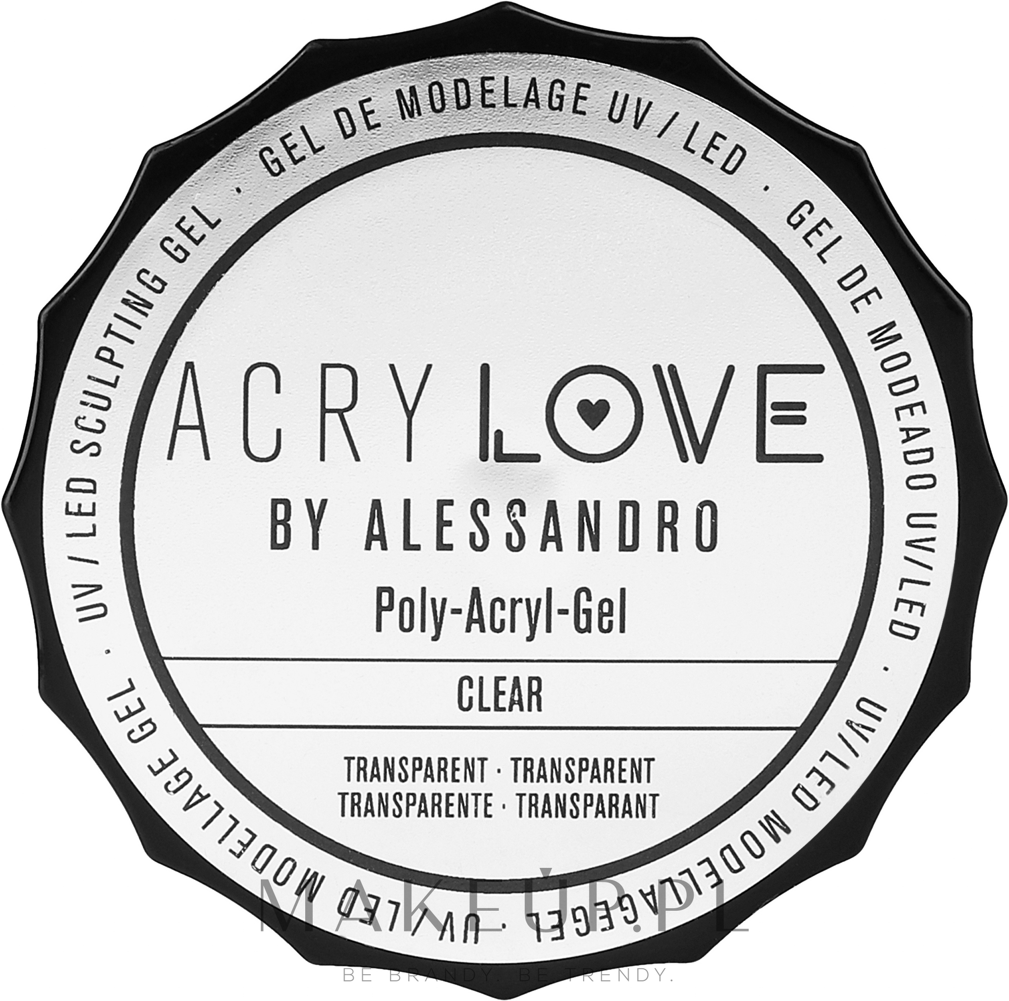Poliakrylowy żel do paznokci - Alessandro International AcryLove Poly-Acryl-Gel — Zdjęcie 15 g