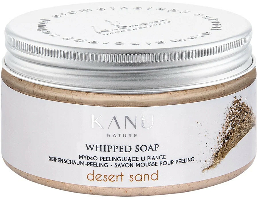 Mydło peelingujące w piance Pustynny piasek - Kanu Nature Desert Sand Peeling Soap — Zdjęcie N2