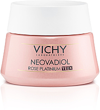 Wygładzający różany krem pod oczy dla skóry dojrzałej - Vichy Neovadiol Rose Platinium Yeux — Zdjęcie N1