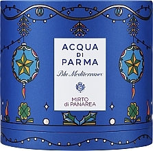 Acqua Di Parma Blu Mediterraneo Mirto Di Panarea Holiday Collection Gift Set - Zestaw (edc/75ml + b/wash/40ml + b/lot/40ml) — Zdjęcie N1