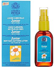 Kup Spray do rozjaśniania włosów na ciele z wyciągiem z rumianku dla dzieci 6-14 lat - Intea Premium Junior Body Hair Lightening Spray With Natural Camomile Extract