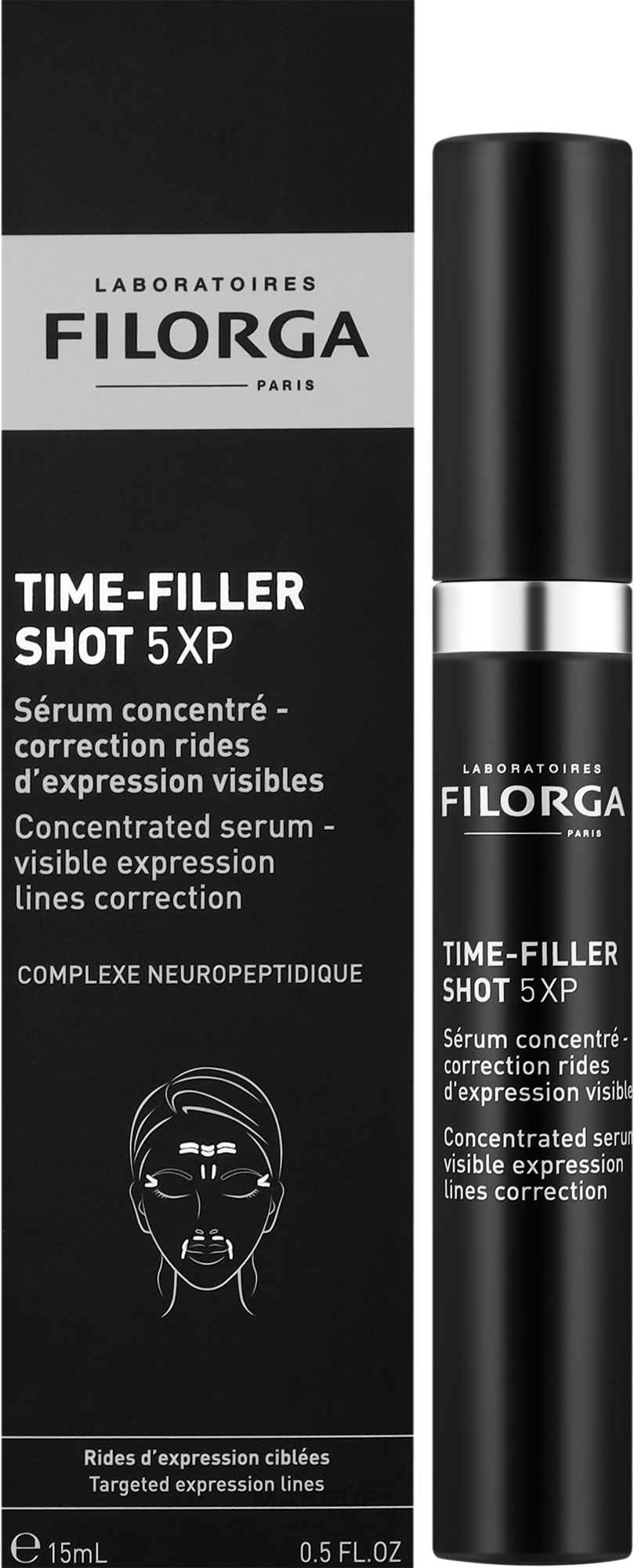 Intensywne serum do twarzy - Filorga Time-Filler Shot 5XP Concentrated Serum — Zdjęcie 15 ml