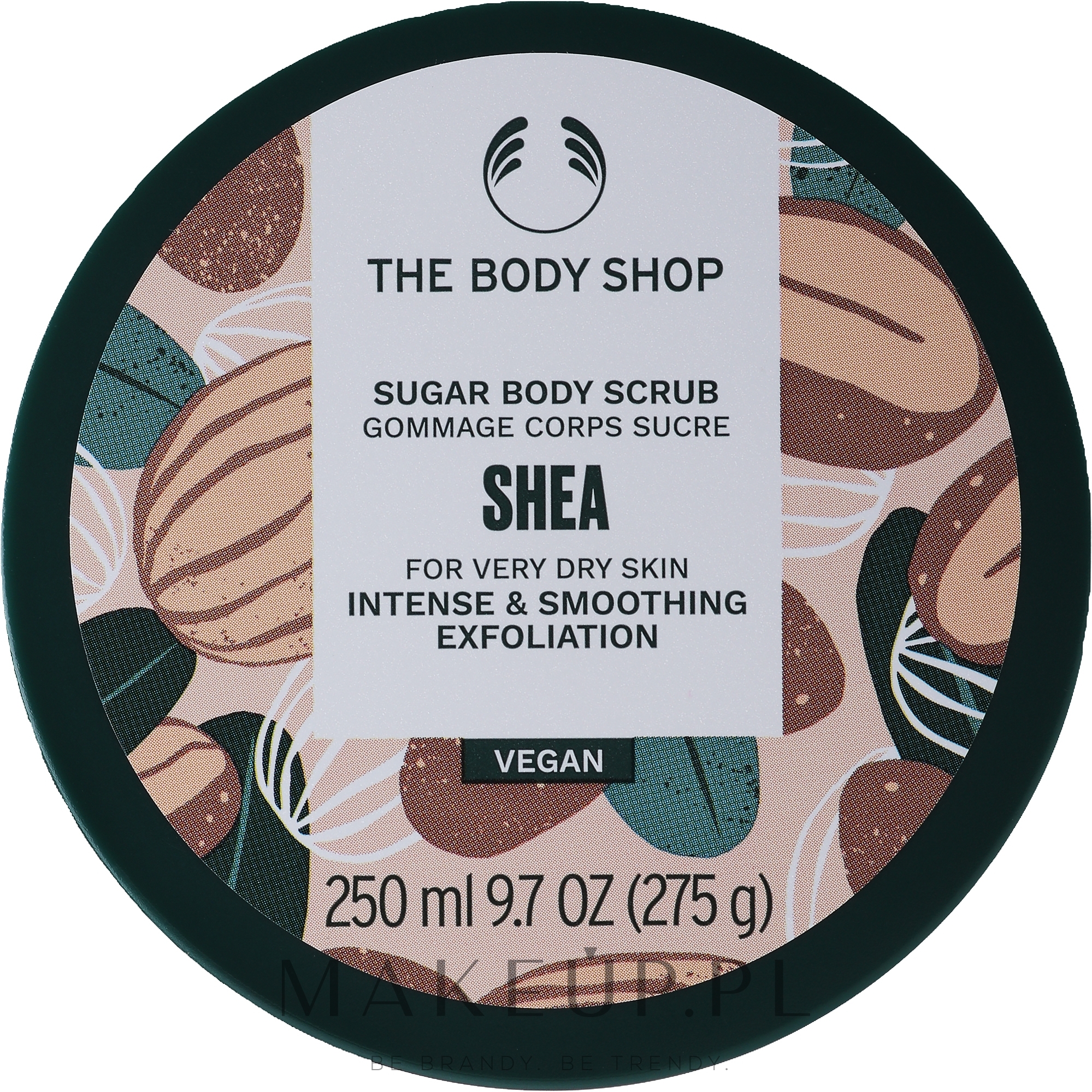 Kremowy peeling do ciała Masło shea - The Body Shop Shea Exfoliating Sugar Body Scrub — Zdjęcie 250 ml