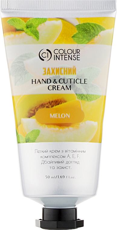Ochronny krem wzmacniający do rąk - Colour Intense Hand & Cuticle Melon Cream — Zdjęcie N1