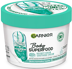 Kup Kojący krem do ciała do skóry normalnej i suchej - Garnier Body SuperFood Aloe Vera Extract + Magnesium PCA