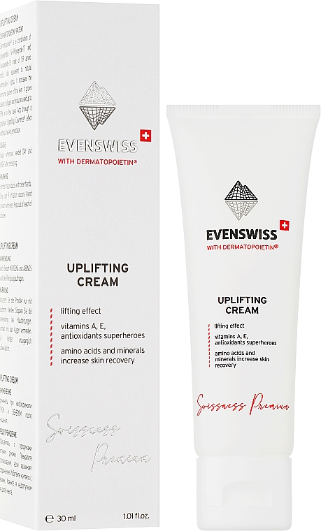 Liftingujący krem do twarzy z witaminami A i E - Evenswiss Uplifting Cream — Zdjęcie N2