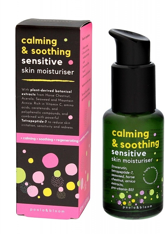 Serum do skóry wrażliwej - Poola&Bloom Calming & Soothing Sensitive Skin Moisturiser — Zdjęcie N1