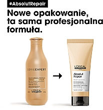 Odżywka do włosów zniszczonych - L'Oreal Professionnel Serie Expert Absolut Repair Gold Quinoa +Protein Conditioner — Zdjęcie N6