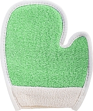 Kup Rękawiczka do masażu z kciukiem, bawełniana, zielona - RedRings Cotton Mittenwith Terry Thumb