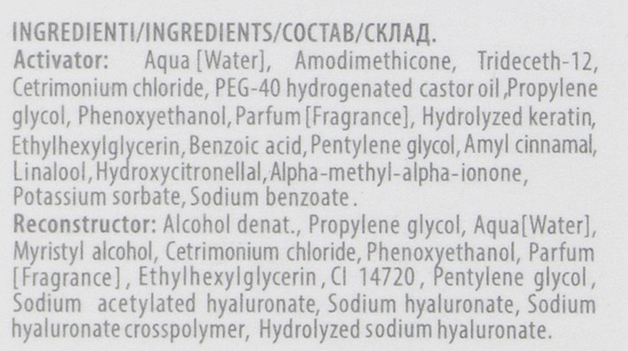 Terapeutyczna odbudowa zniszczonych włosów - Dott. Solari Rigena Lifting Treatment Reconstruction For Ruined Hair — Zdjęcie N4