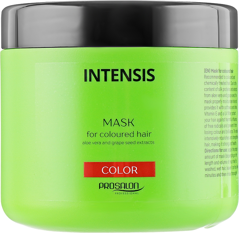 Maska do włosów farbowanych - Prosalon Intensis Color Mask — Zdjęcie N1