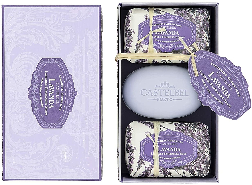 Castelbel Lavender - Zestaw (soap/3x150g) — Zdjęcie N1