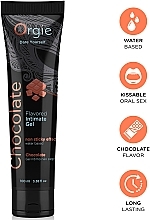 Jadalny lubrykant na bazie wody, czekolada - Orgie Lube Tube Flavored Intimate Gel Chocolate — Zdjęcie N2