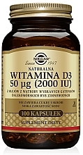 Kup Suplement diety Witamina D3, 50 mcg - Solgar Vitamin D3 2000 IU