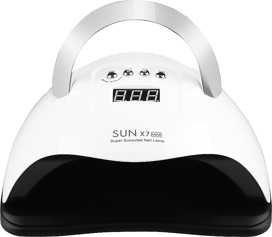 Lampa do manicure, biało-czarna - Lewer Sun X7 Max Super Sunuvled Nail Lamp — Zdjęcie N3