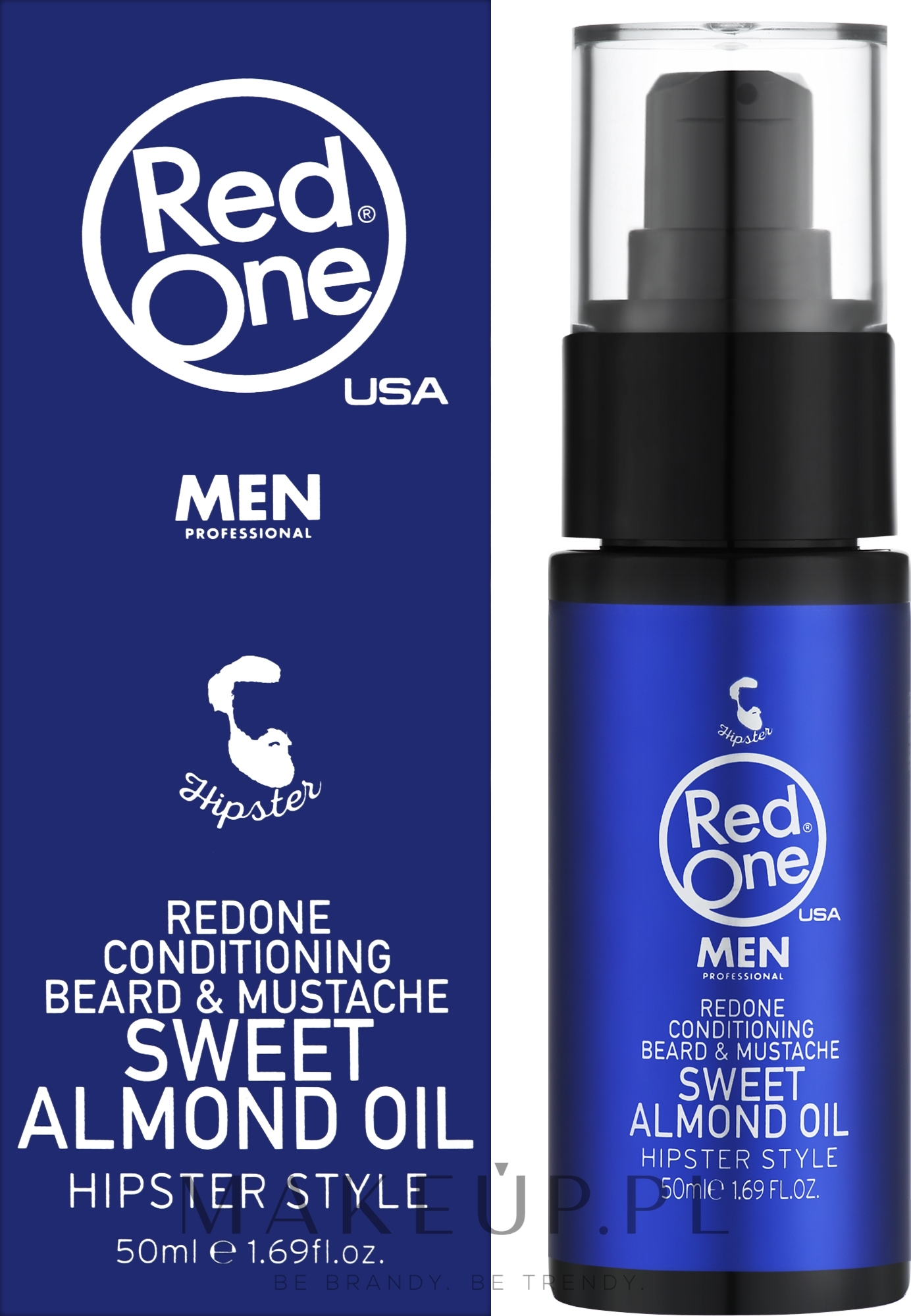 Odżywka z olejkiem migdałowym do brody - Red One Conditioning Beard & Mustache Sweet Almond Oil — Zdjęcie 50 ml