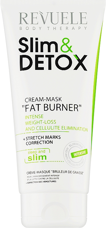 Wyszczuplający krem-maska do ciała - Revuele Slim & Detox Cream Mask Fat Burner — Zdjęcie N1