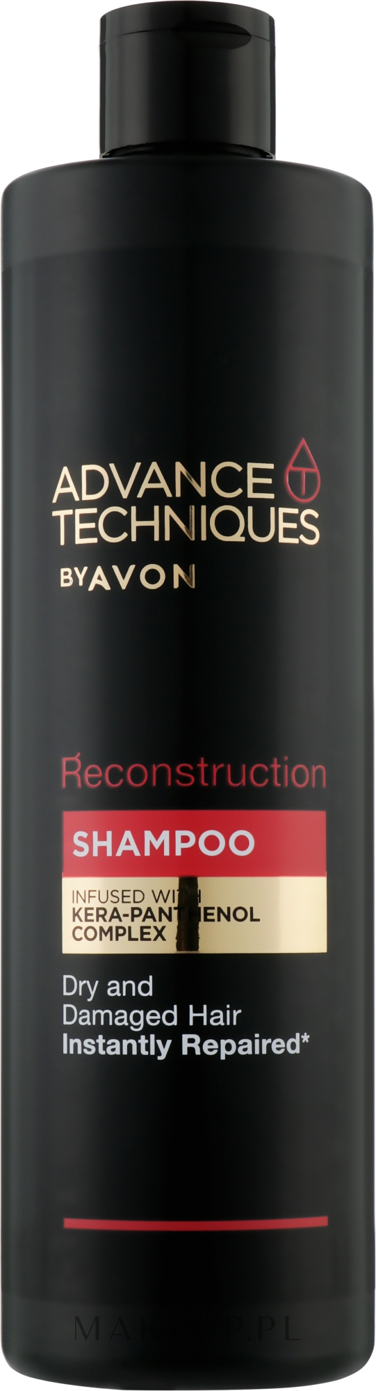 Regenerujący szampon do włosów suchych i zniszczonych - Avon Advance Techniques Reconstruction — Zdjęcie 400 ml
