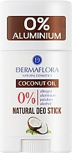 Dezodorant w sztyfcie z olejem kokosowym - Dermaflora Natural Deo Stick Coconut Oil — Zdjęcie N1