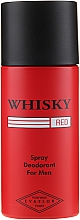 Evaflor Whisky Red For Men - Dezodorant w sprayu dla mężczyzn  — Zdjęcie N1