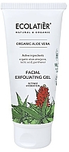 Złuszczający żel nawilżający do twarzy z aloesem - Ecolatier Exfoliating Gel Hydration Aloe Vera — Zdjęcie N1