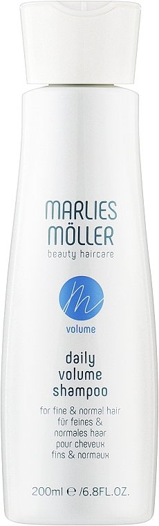 PRZECENA! Szampon do codziennej pielęgnacji zwiększający objętość włosów - Marlies Moller Volume Daily Shampoo * — Zdjęcie N4