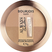 Kup Uniwersalny rozświetlający bronzer do twarzy - Bourjois Always Fabulous Bronzer