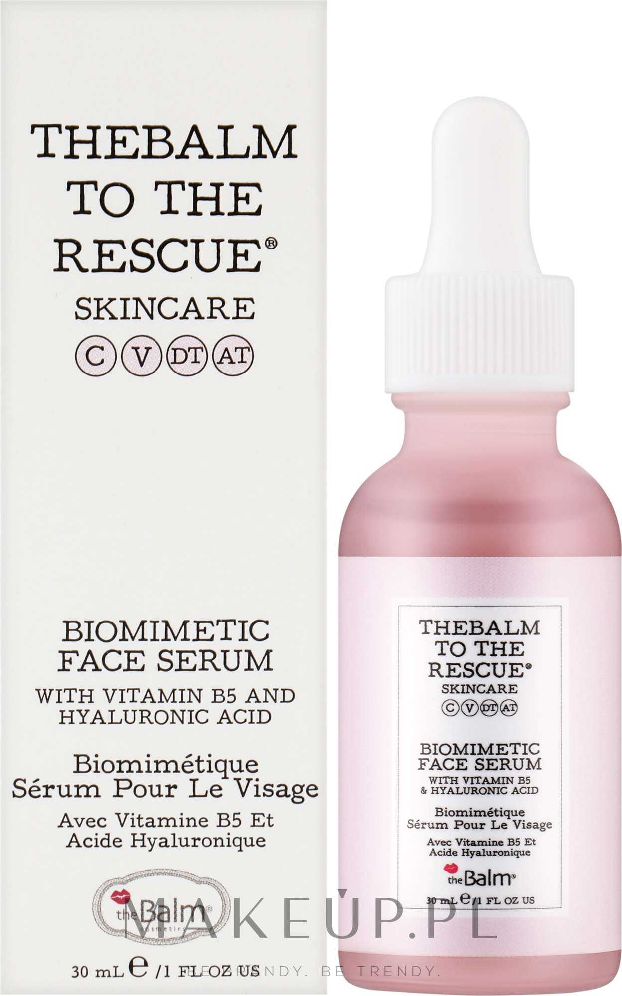 Biomimetyczne serum do twarzy - theBalm To The Rescue Biomimetic Face Serum — Zdjęcie 30 ml