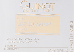 Ujędrniający krem liftingujący do twarzy - Guinot Lift Summum Cream — Zdjęcie N1