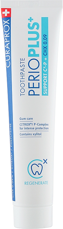 Pasta do zębów 0,09% chlorheksydyna - Curaprox PerioPlus+ Support Toothpaste — Zdjęcie N1