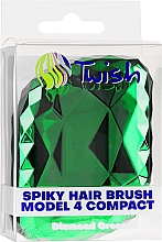 Szczotka do włosów Zielona - Twish Spiky Hair Brush Model 4 Diamond Green — Zdjęcie N3