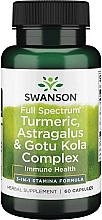 Kup Suplement diety Traganek z kurkumą i gotu-colą - Swanson Full Spectrum Turmeric Astragalus Gotu Kola Complex