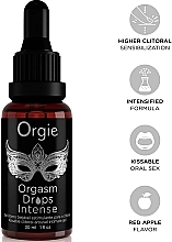 Krople wzmacniające orgazm - Orgie Orgasm Drops Intense Clitoral Intimate — Zdjęcie N2
