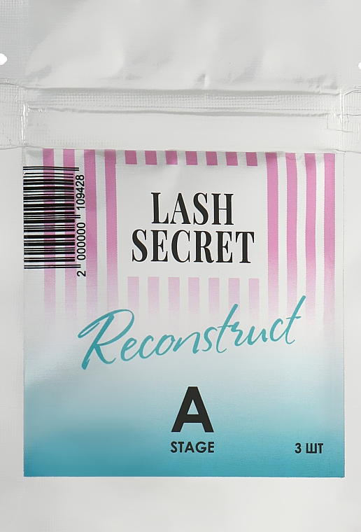 Zestaw do laminowania rzęs A - Lash Secret Stage A Restart — Zdjęcie N1