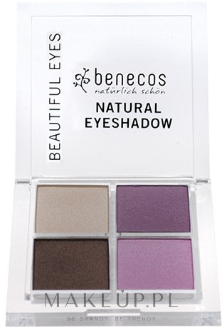 Paletka cieni do powiek - Benecos Natural Quattro Eyeshadow — Zdjęcie Beautiful Eyes