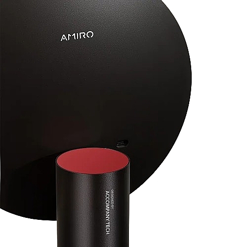 Lusterko kosmetyczne z podświetleniem, czarne - Amiro LED Mirror Black — Zdjęcie N5