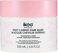 Maska do włosów - Ikoo Infusions Deep Caring Hair Mask Color Protect & Repair — Zdjęcie N1