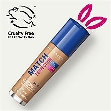 Nawilżający podkład do twarzy - Rimmel Match Perfection SPF 20 — Zdjęcie N7