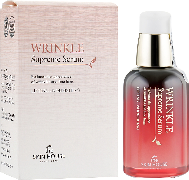 Liftingujące serum odżywcze do twarzy z żeń-szeniem - The Skin House Wrinkle Supreme Serum — Zdjęcie N4