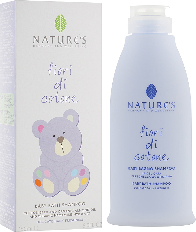 Szampon dla dzieci - Nature's Fiori Cotone Baby Bath Shampoo — Zdjęcie N1