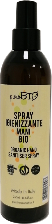 Płyn antybakteryjny w sprayu - PuroBio Cosmetics Organic Hand Sanitiser Spray — Zdjęcie N1