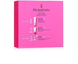 Zestaw - Elizabeth Arden Eight Hour Nourishing Skin Essentials (b/cr/50ml + h/cr/30ml + lip/balm/3,7g) — Zdjęcie N2
