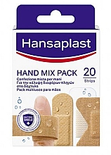 Elastyczny plaster na rękę, 20 szt. - Hansaplast Hand Mix Pack Plasters — Zdjęcie N1